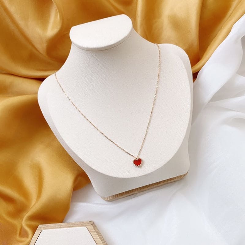 Sweet Alhambra Heart Pendant Necklace