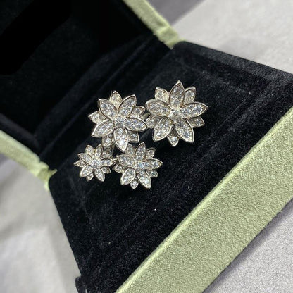 Lotus Four Flowers Ring