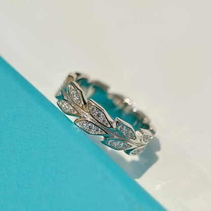 White Gold Victoria Vine Ring