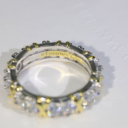 T Schlumberger Eighteen Stone Ring