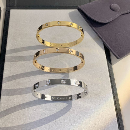 Ten Diamonds Love Bracelet