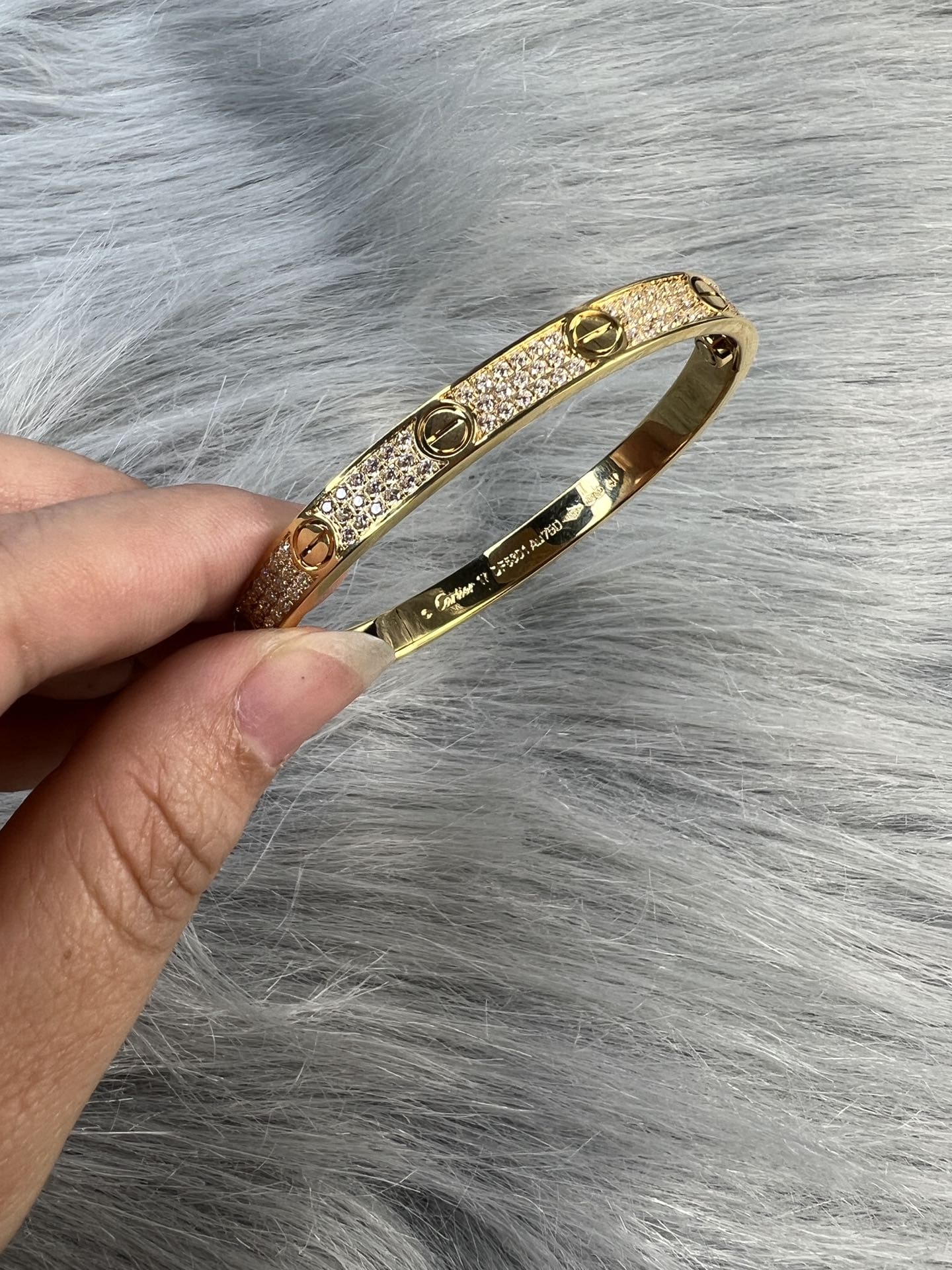 Love Pave Diamonds Bracelet