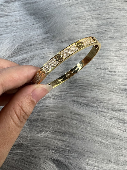 Love Pave Diamonds Bracelet