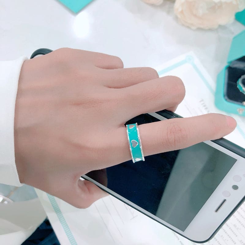 T Love Heart Ring