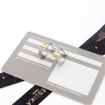 T Edge Hoop Earrings