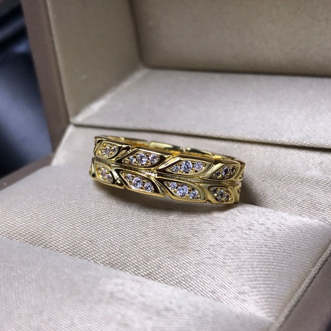 Yellow Gold Victoria Vine  Ring