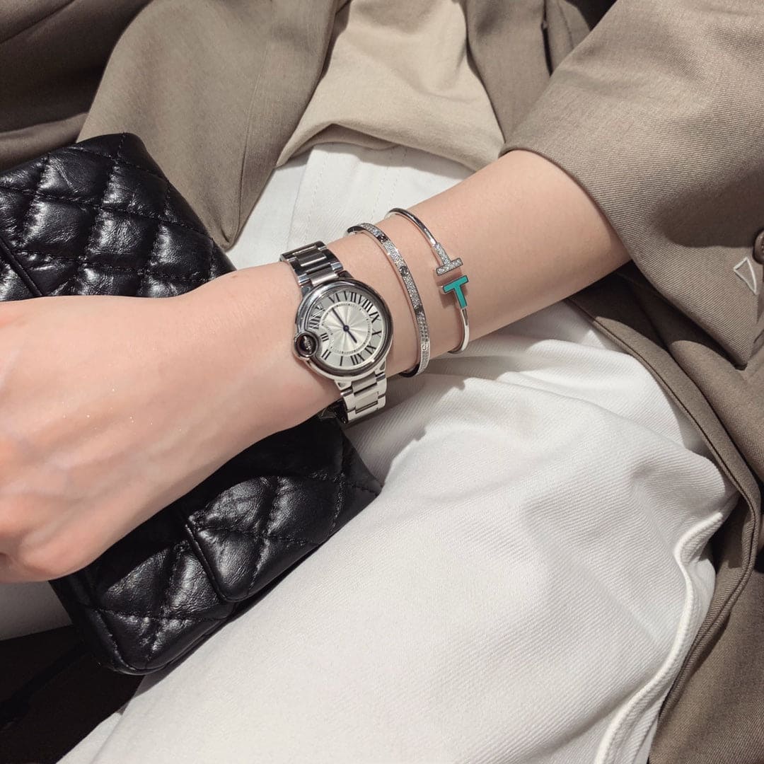 T Diamond and Turquoise Wire Bracelet