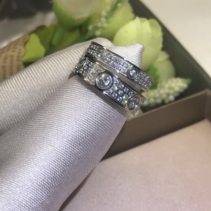 Love Diamond-Paved 6.5mm Ring
