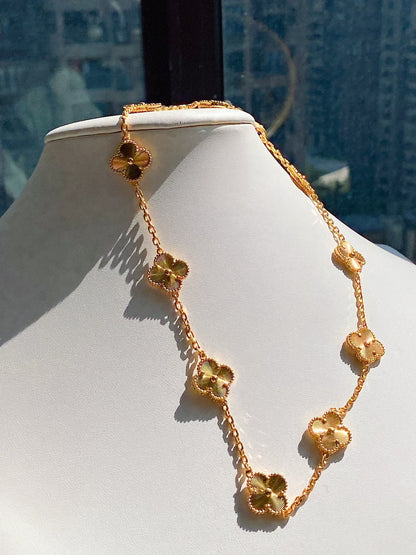 Vintage Alhambra 10 Motifs Necklace