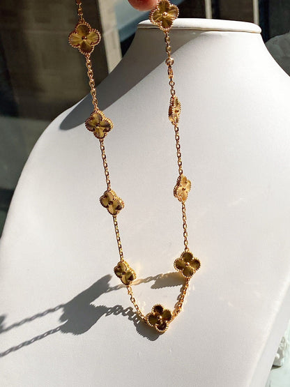 Vintage Alhambra 10 Motifs Necklace