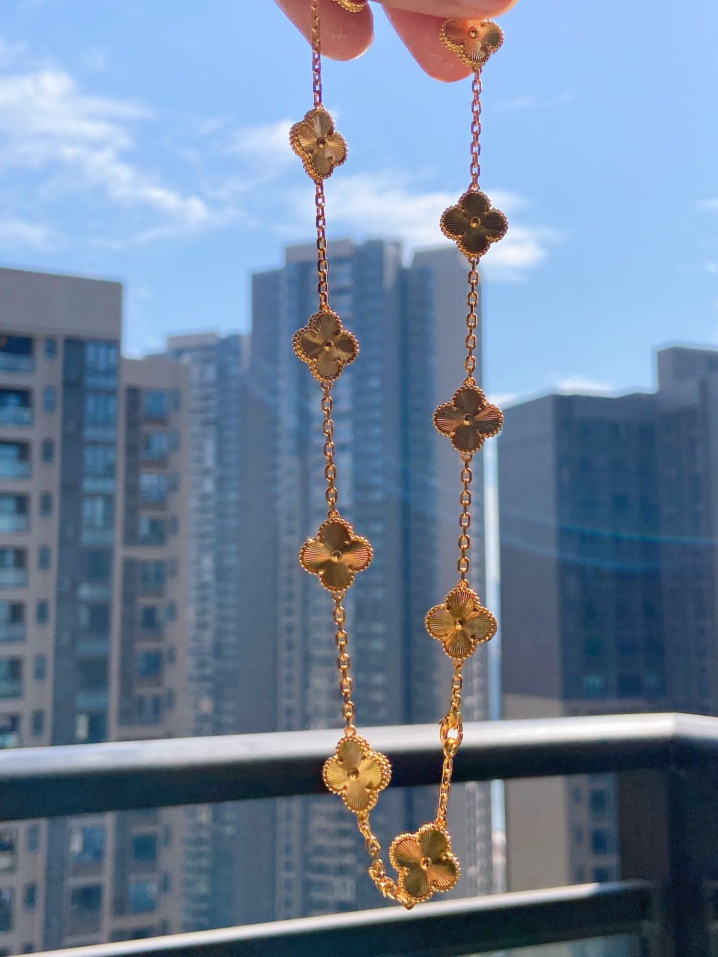 Vintage Alhambra 10 Motifs Necklace
