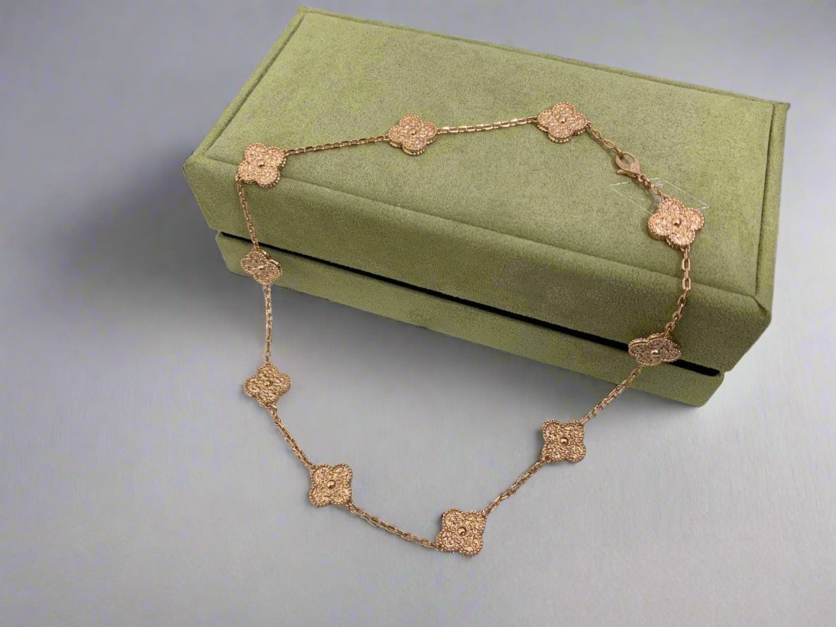 Vintage Alhambra 10 Motifs Necklace