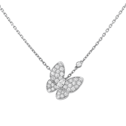 Two Butterfly Necklace