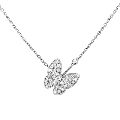 Two Butterfly Necklace