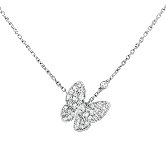Two Butterfly Necklace