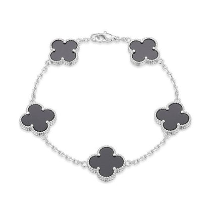 Vintage Alhambra Five Motifs Clover Bracelet