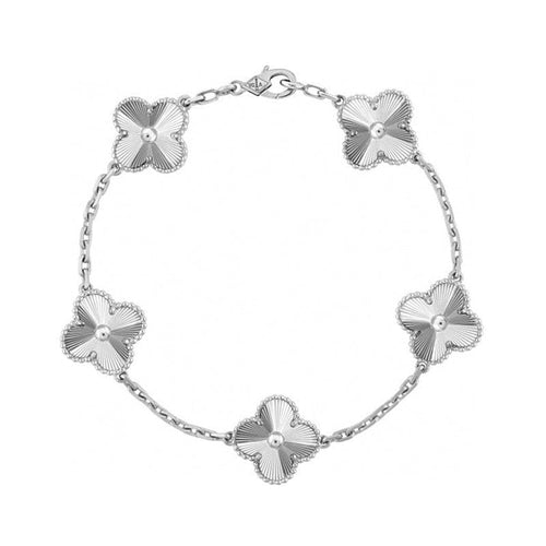 Vintage Alhambra Five Motifs Clover Bracelet