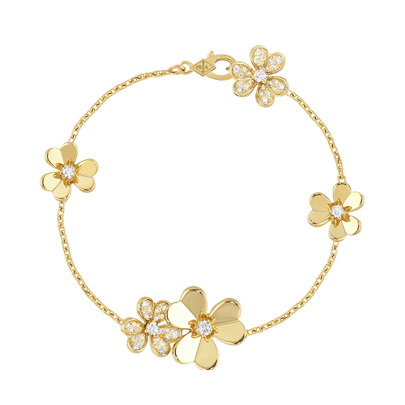 Frivole Diamonds Clover Bracelet