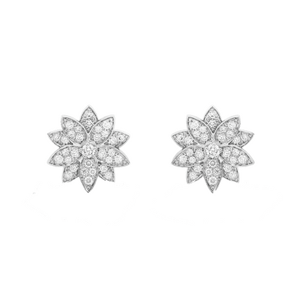 Lotus One Flowers Small Earrings