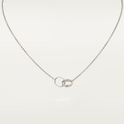 Double Ring Necklace