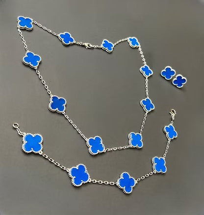 Vintage Alhambra Blue Bracelet