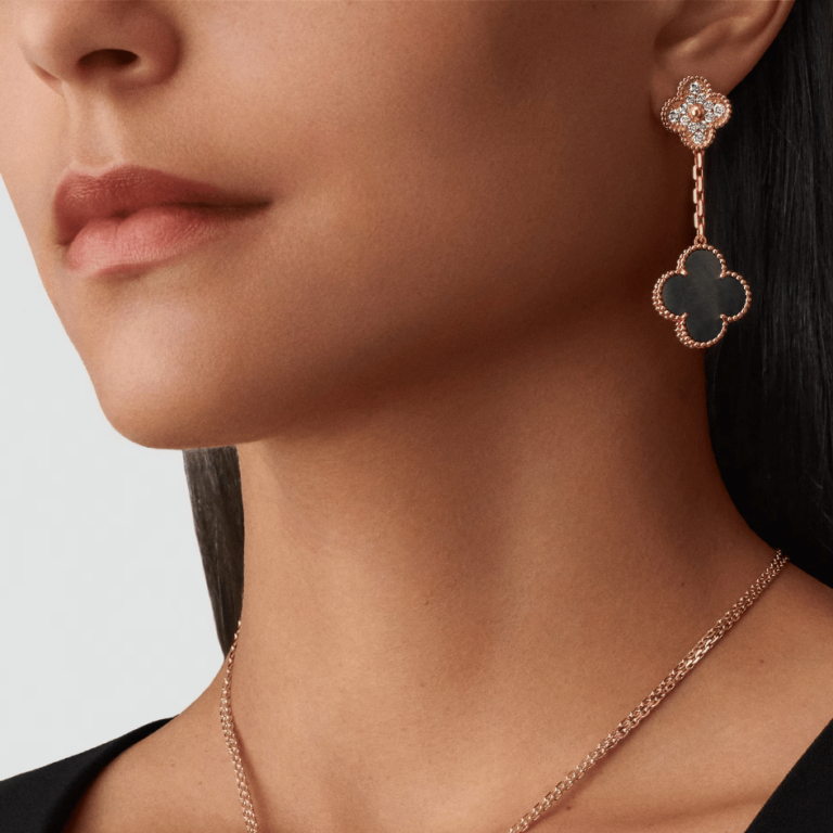 Vintage Alhambra 2 Motifs Earrings