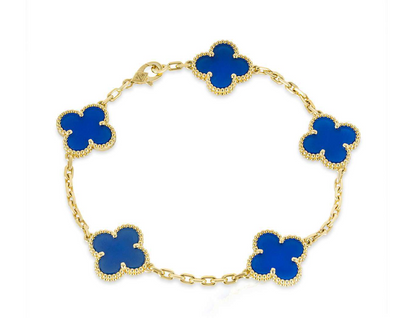 Vintage Alhambra Blue Bracelet