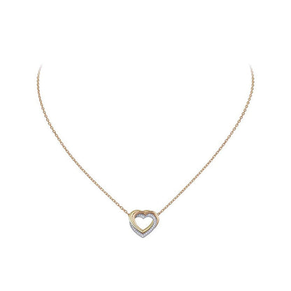 Trinity Heart Diamond Necklace