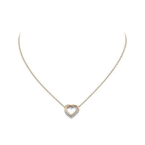 Trinity Heart Diamond Necklace