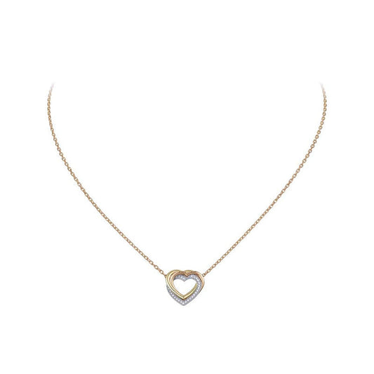 Trinity Heart Diamond Necklace