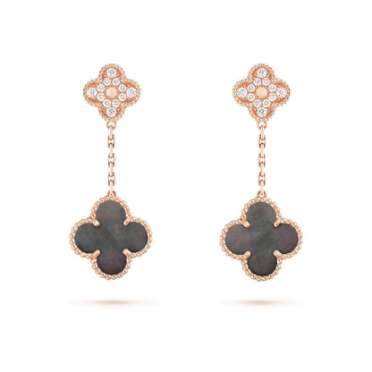 Vintage Alhambra 2 Motifs Earrings