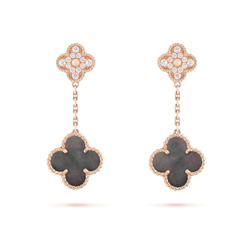 Vintage Alhambra 2 Motifs Earrings