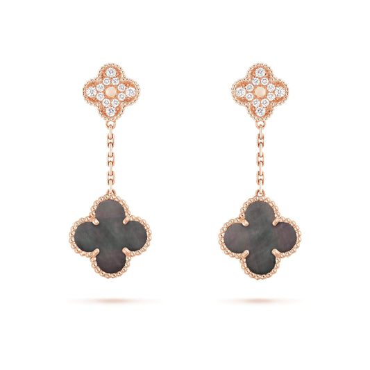 Vintage Alhambra 2 Motifs Earrings