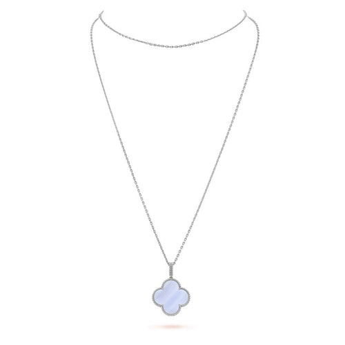 Magic Alhambra Purple Necklace