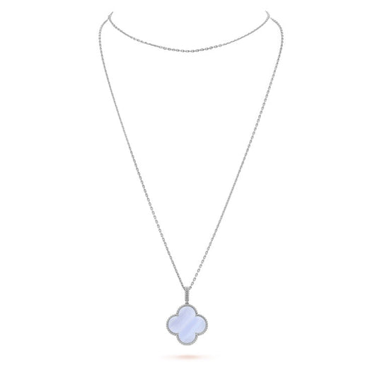 Magic Alhambra Purple Necklace