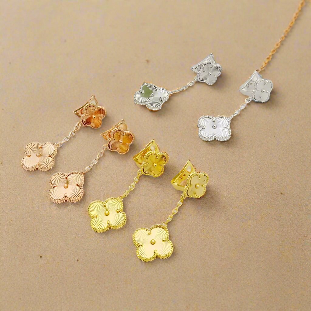 Magic Alhambra Earclips Earrings