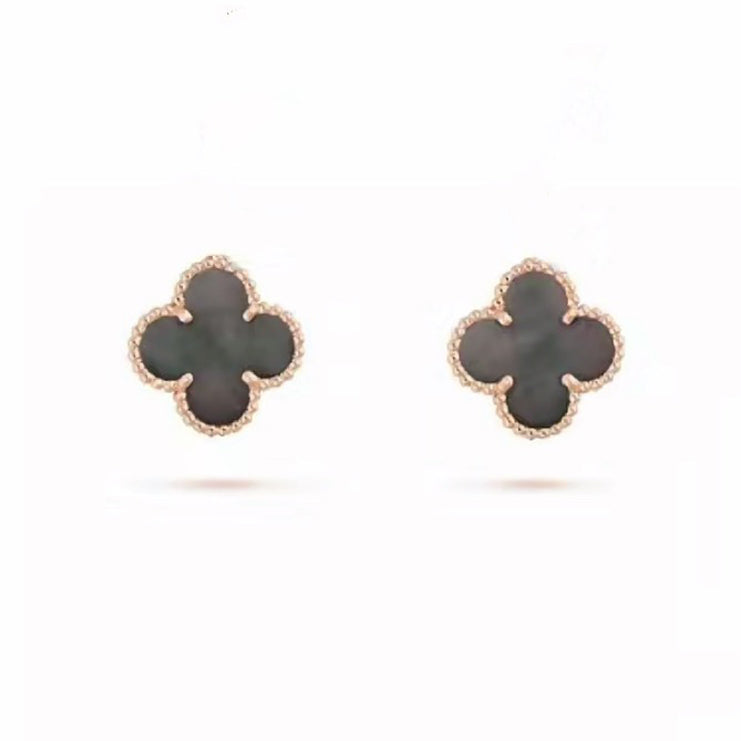Vintage Alhambra Grey Earrings