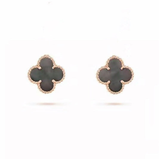 Vintage Alhambra Grey Earrings
