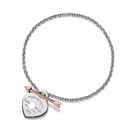 Return to Lovestruck Heart Tag Bracelet