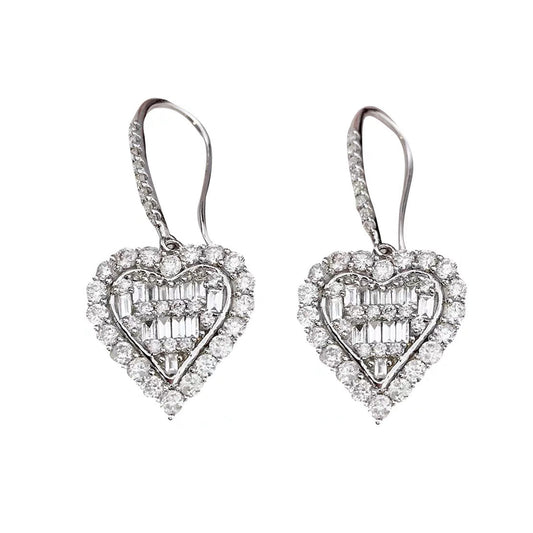 T Heart Diamonds Earrings