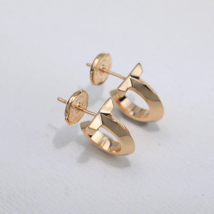 T Hoop Earrings