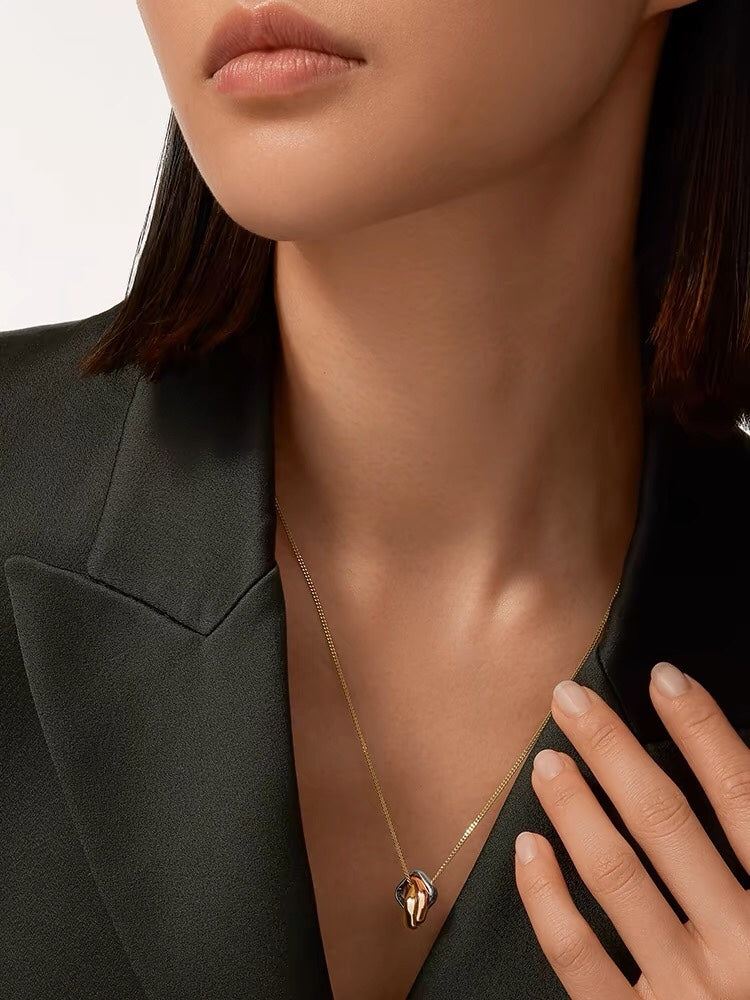 Trinity Cushion Necklace