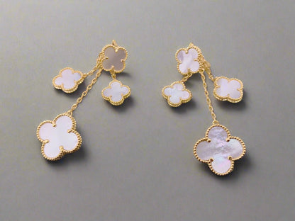 Magic Alhambra Four Motifs Earrings