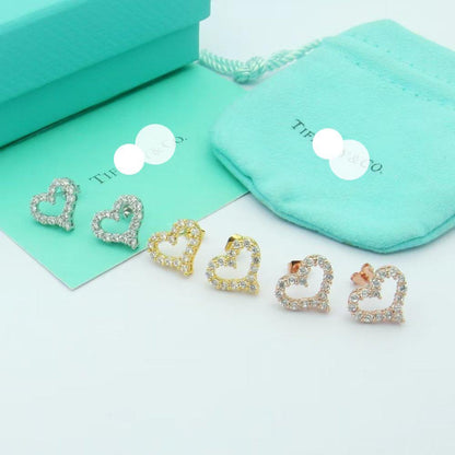 T Heart Diamonds Earrings