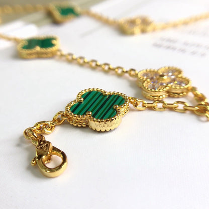Vintage Alhambra 20 Motifs Long Clover Necklace