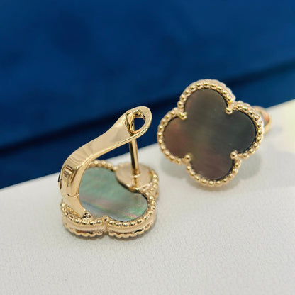 Vintage Alhambra Grey Earrings