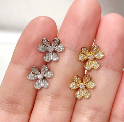 Yellow Gold Frivole Small Model Earrings