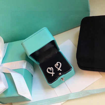 T Diamond Earrings