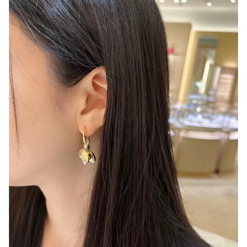 Grain De Café Earrings