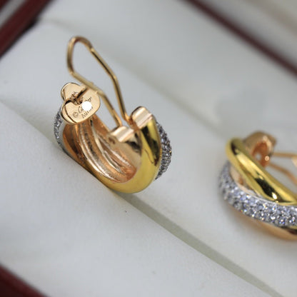 Trinity Diamond Earrings